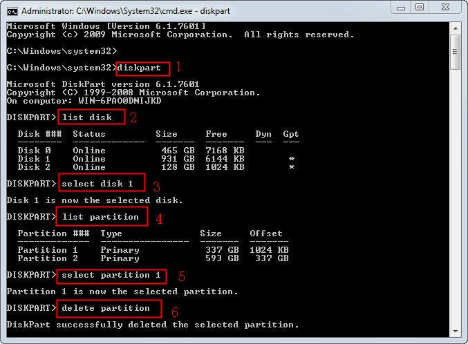 delete-partition-cmd windows 11