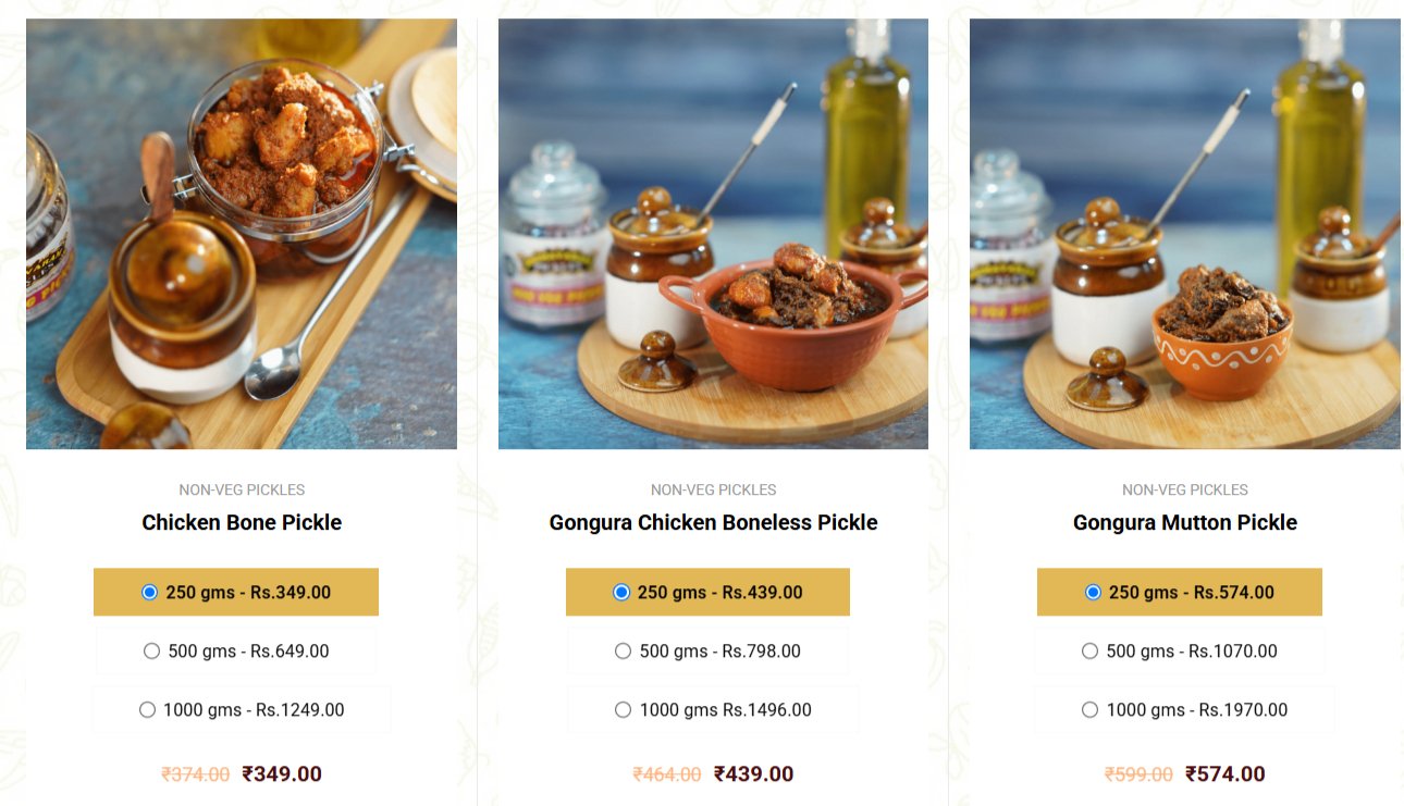 non veg pickles